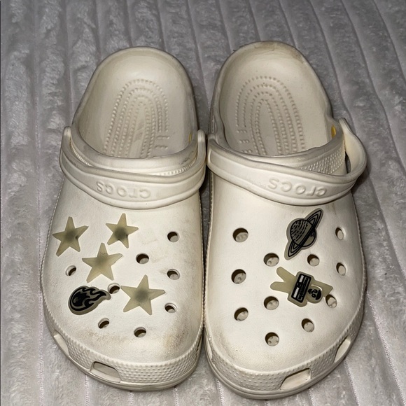 CROCS Other - CROCS x Bad Bunny White Clogs Shoes | Size 11 Men